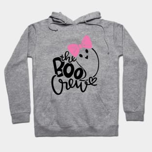 Cute Ghost, Boo Crew, Funny Halloween Hoodie